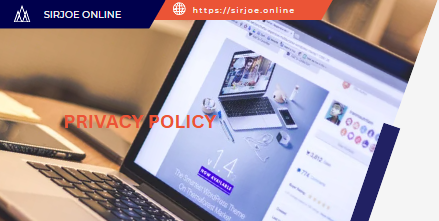 Image of Privacy Policy on SIRJOE Online