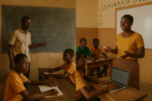 Image on the evolution of education in Africa