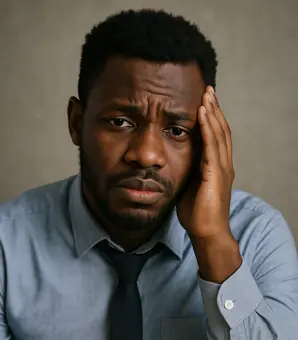 the fate of a young struggling african man