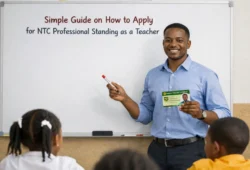 How to Apply NTC Professional Standing Letter image