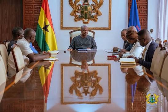 mahama to meet organised labour at jubilee house image