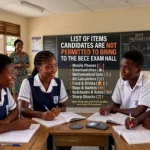 BECE Items not allowed