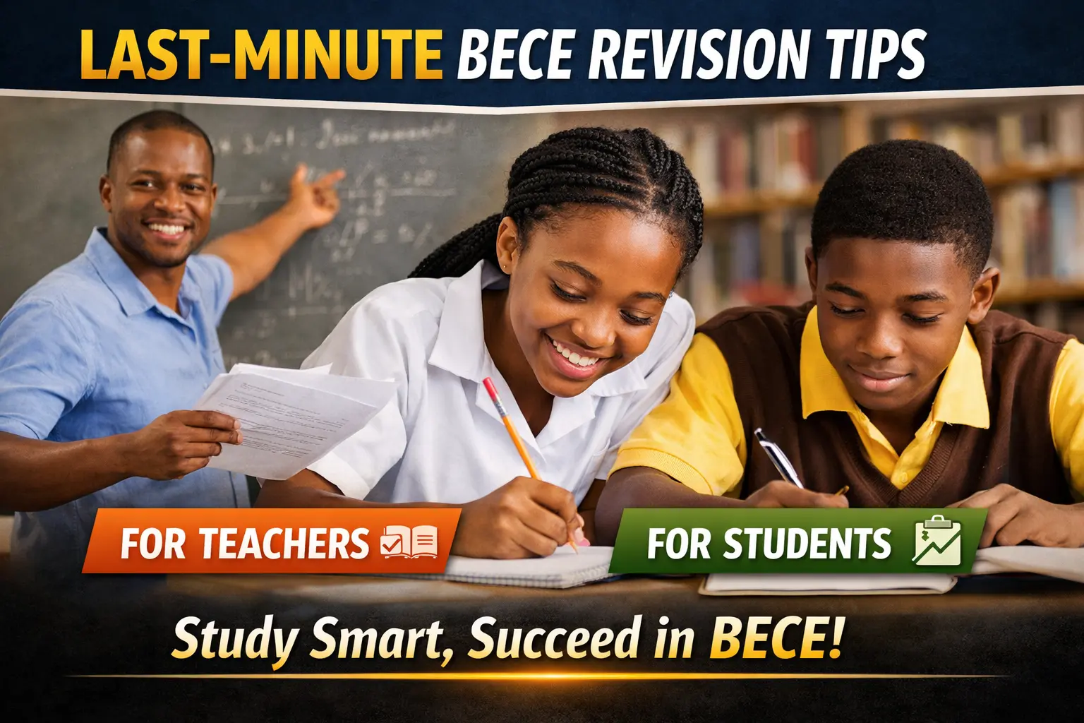 BECE Revision Tips for Teachers and Students image