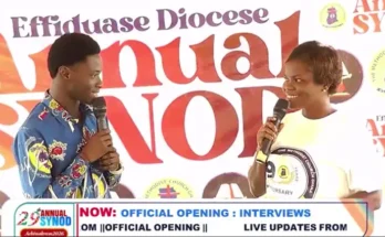 Martin Doffour Interviewed at Effiduase Diocese Synod