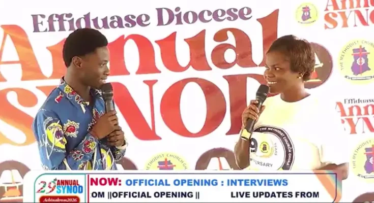 Martin Doffour Interviewed at Effiduase Diocese Synod