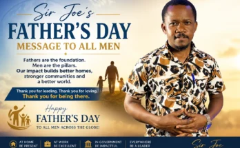 Sir Joe Happy Father's Day Message to Men Across the Globe image