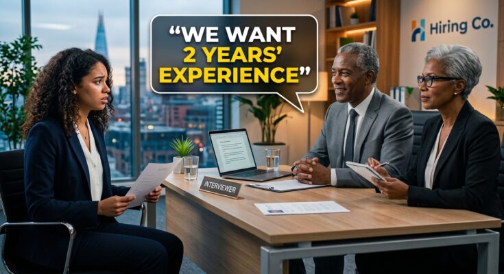 We Want 2 Years Experience - Employers to Job Seekers image