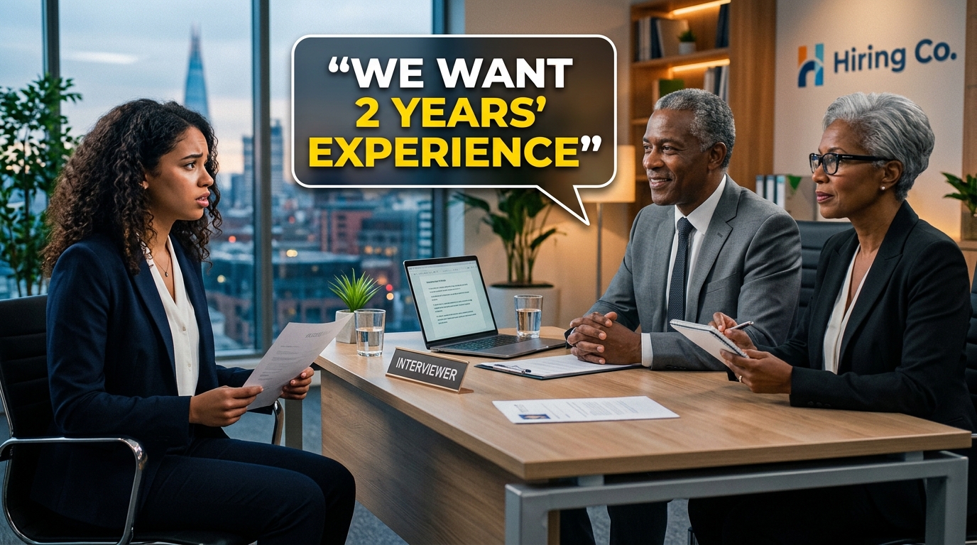 We Want 2 Years Experience - Employers to Job Seekers image