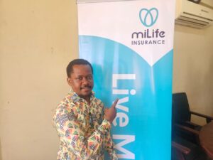 Sir Joe at MiLife Insurance presentation in Kumawu Education Office pictures