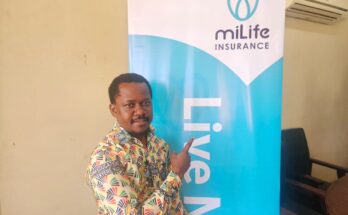 Sir Joe at MiLife Insurance presentation in Kumawu Education Office pictures