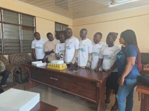Sir Joe at MiLife Insurance presentation in Kumawu Education Office pictures